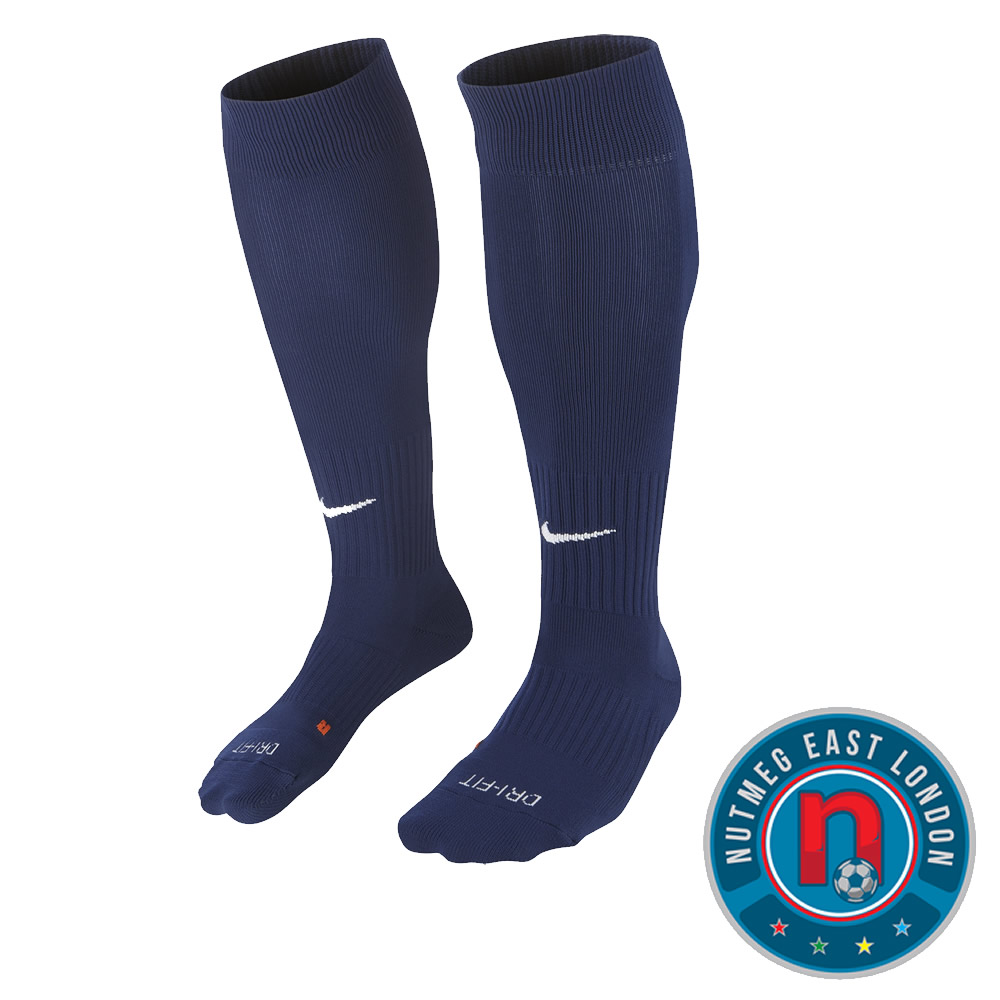 Blue nike hot sale soccer socks